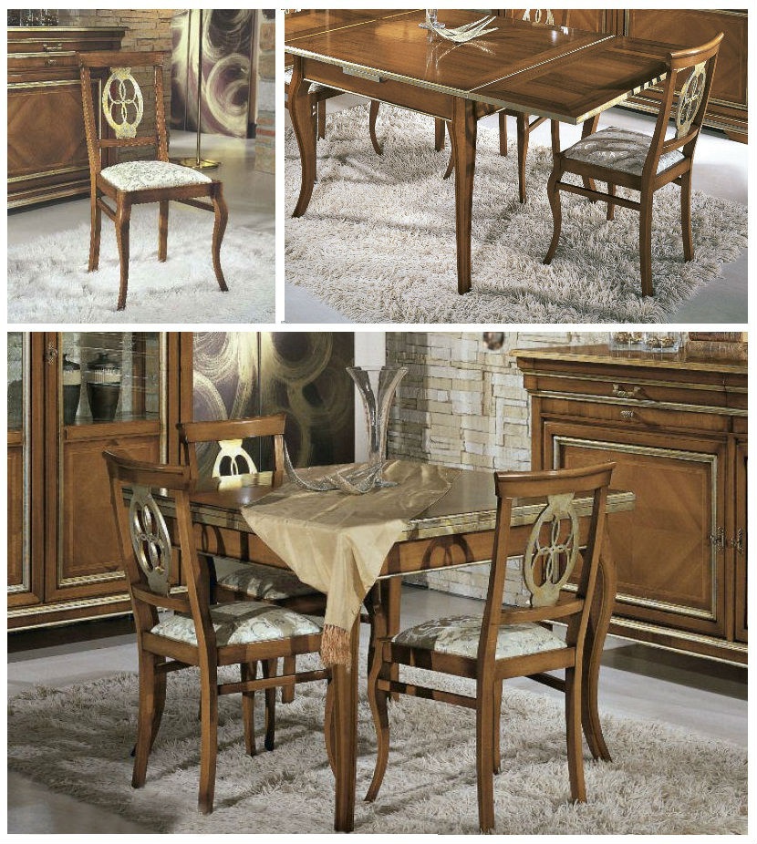 Chair with carved decoration in gilt Armonie, Arve Style