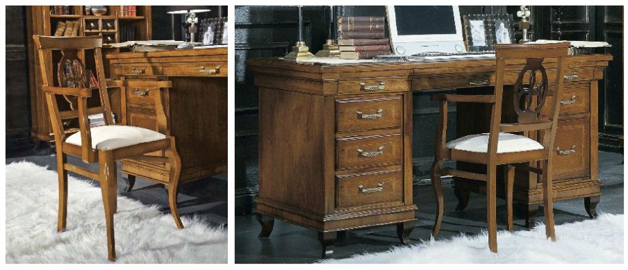 Chair with armrests in upholstery textiles Armonie, Arve Style