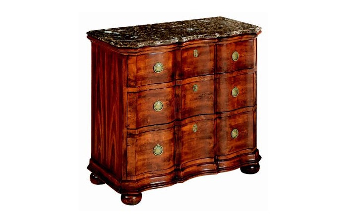 A Small Chest Of Drawers-Chest, Hickory Chair