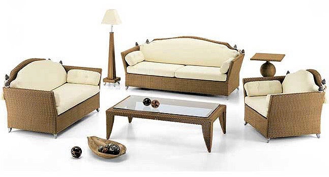 Garden chair on a metal frame, ALVY - Smania