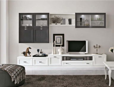 Modular system with shelves Gardenia, Maronese