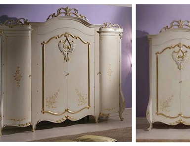 Cabinet with carvings in gilt Isabel, Arve Style