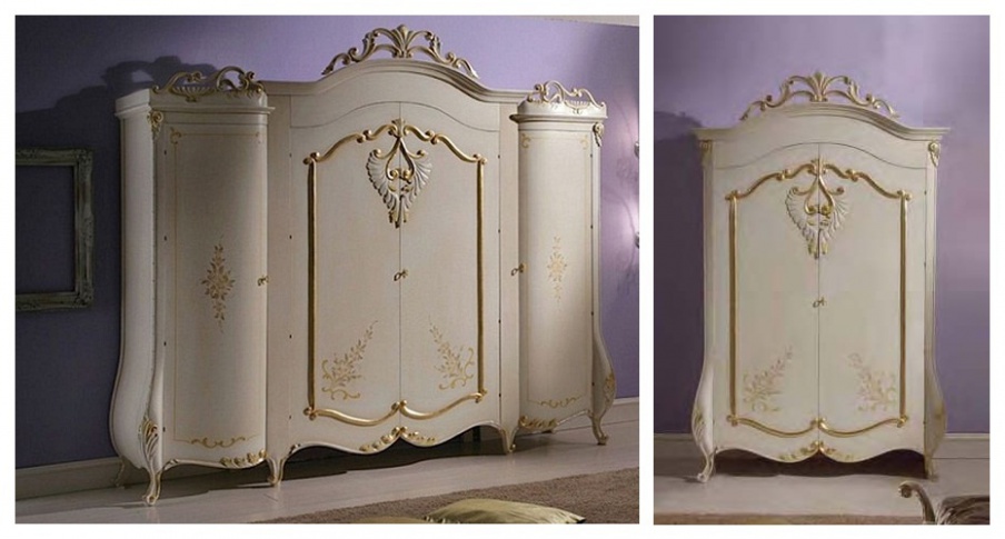 Cabinet with carvings in gilt Isabel, Arve Style