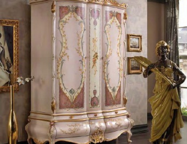 The elegant two-door Cabinet on figured legs Marie Claire, Arve Style