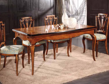 Dining table on figured legs Gabriel, Arve Style