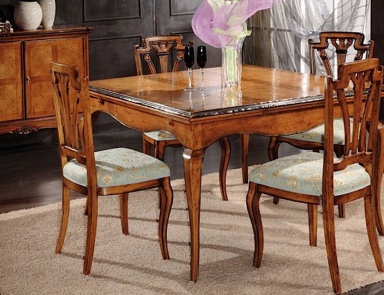 Dining table on figured legs Gabriel, Arve Style