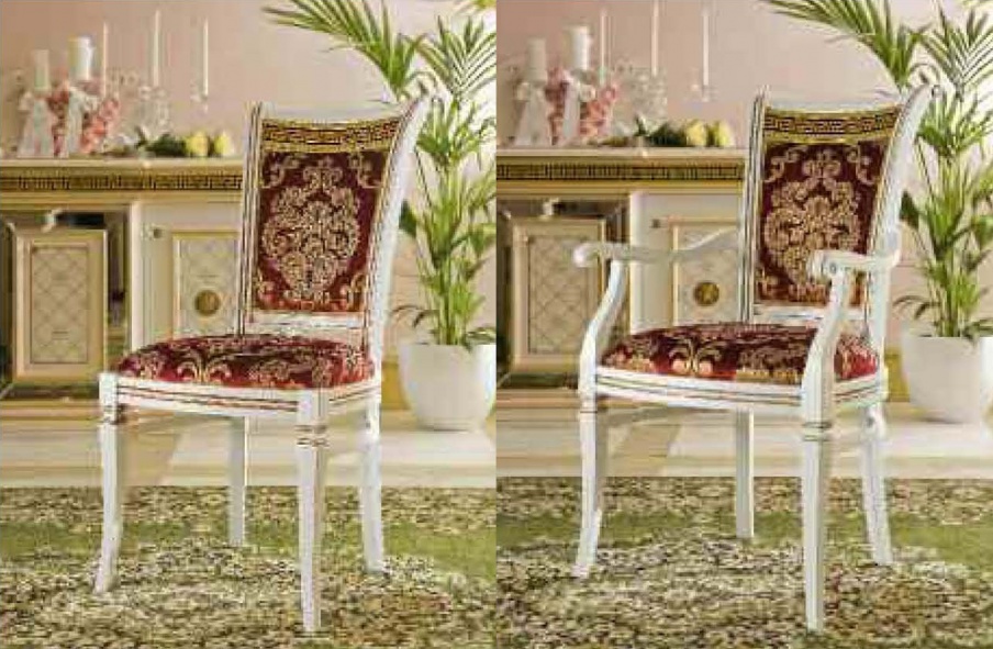 Chair with upholstered Zeus, Maronese