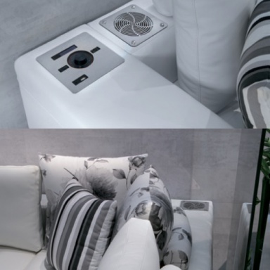 Corner modular sofa B990