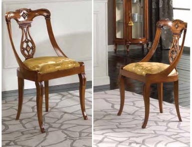 Chair with carved arched back Henry, Arve Style