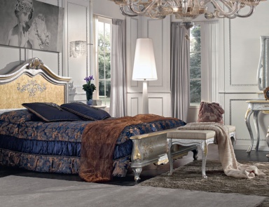 Set for bedroom made of wood, Mirandola Export