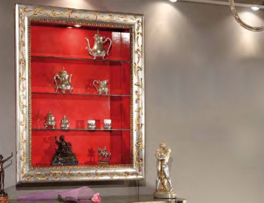 Rack finish silver Bacheca, Arve Style.