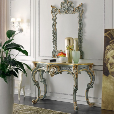 Console with mirror Mirandola Export