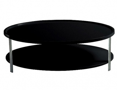 Coffee table with oval top, Domino - Poliform