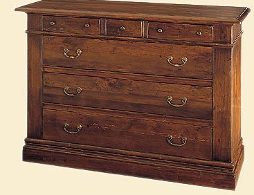 A chest of drawers made of solid wood, DOLFI