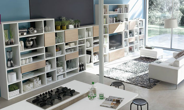 Modular system with open sections Slim, ACF International