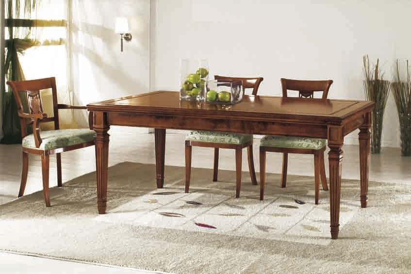 Set for the dining room solid wood Cesare, Arve Style