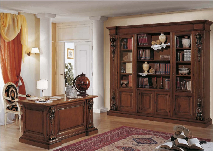 Headsets for the office with rich carvings handmade Macchiavelli, Arve Style