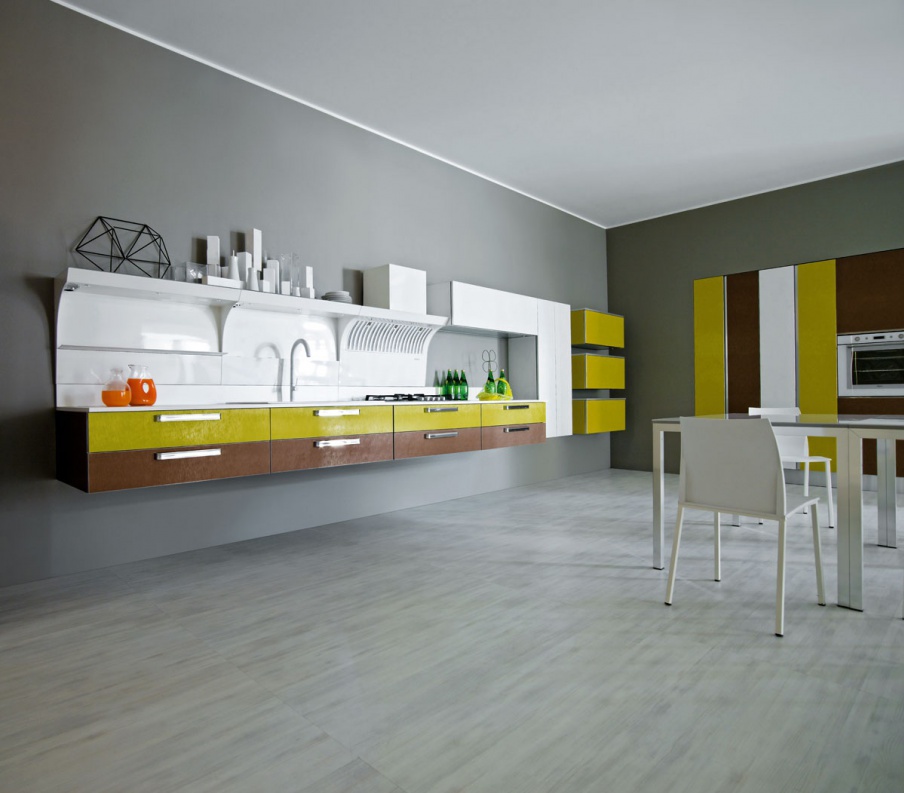 Kitchen (kitchen set) Miro Colours, Aran Cucine