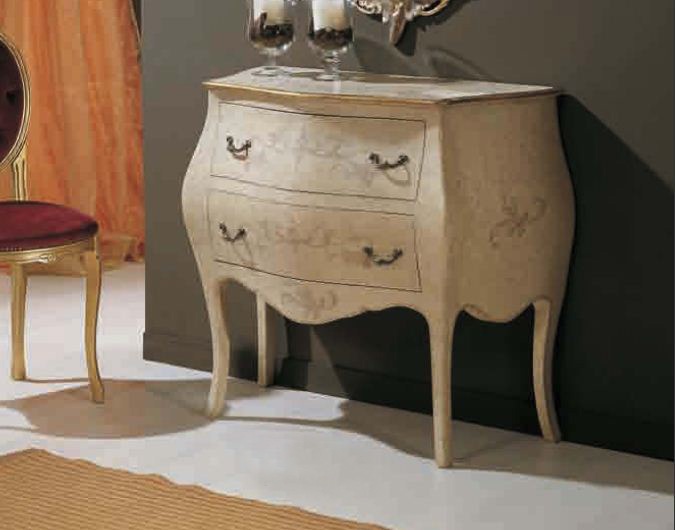 A chest of drawers with inlay on 700 high legs, Arve Style