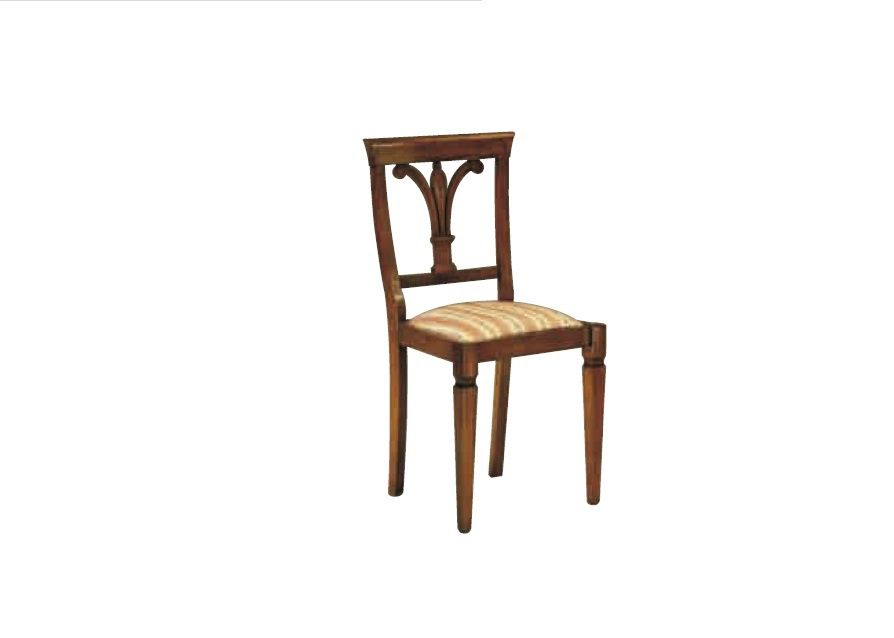 Chair in soft fabric Canaletto, Arve Style