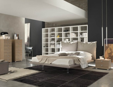 Bedside table with drawers Wood, ACF International