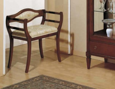 Bench on curved high legs Barbara, Arve Style (bench)