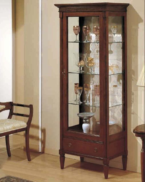 Showcase on tapered legs Barbara, Arve Style 