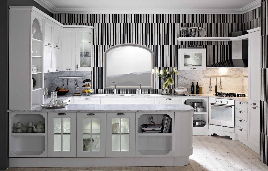 Kitchen (kitchen set) Glamour, Aran Cucine