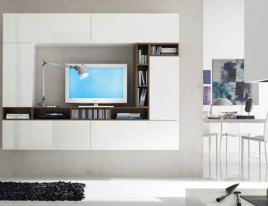 Modular system with shelves and closed skutkami Kubo Collection, ACF International