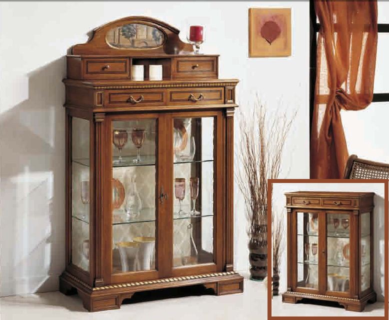 Showcase on rectangular legs Elba, Arve Style