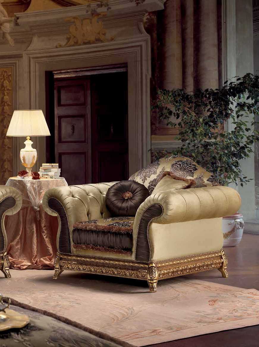 Armchair in fabric Gregory, SAT Export 