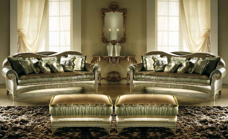 Pouf in fabric Iris SAT Export 