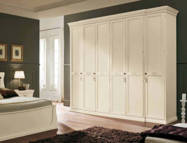 Wardrobe with decorative trim Venere, Maronese
