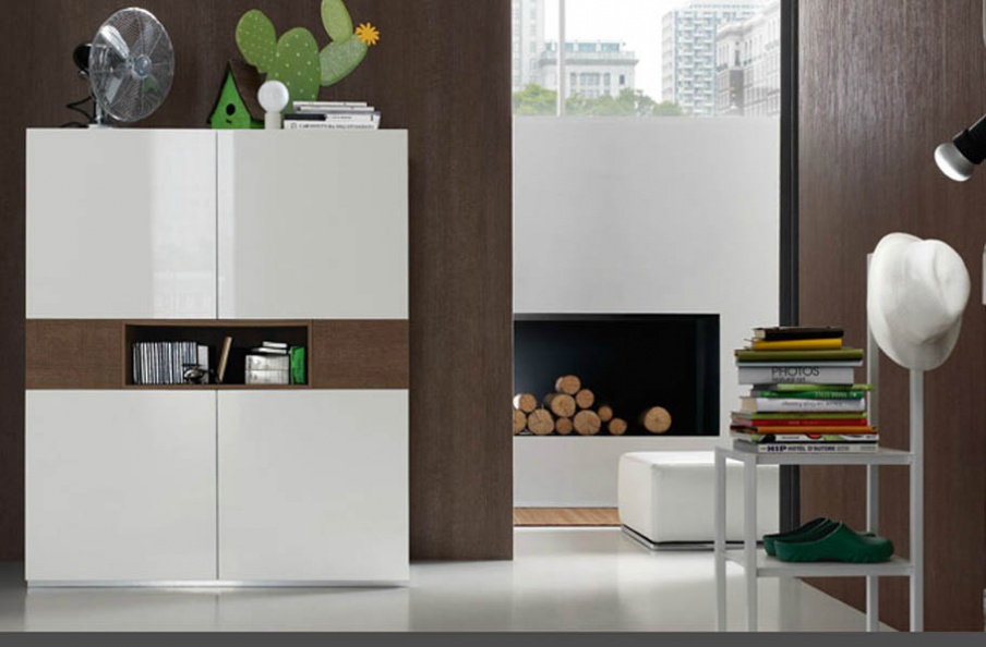 Cabinet with closed sections and a shelf Kubo Collection, ACF International 