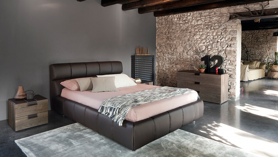Elegant double bed Cloud, Rossetto Armobil