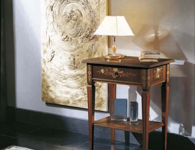 Pridivannogo table with drawer on tall straight legs Violino, Arve Style