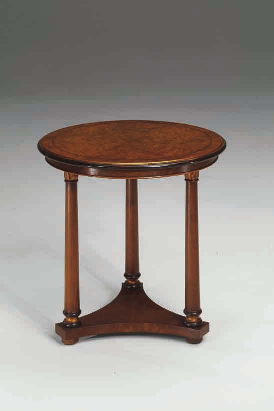 Pridivannogo table with supports on triangular base 3 Сolonne, Arve Style.