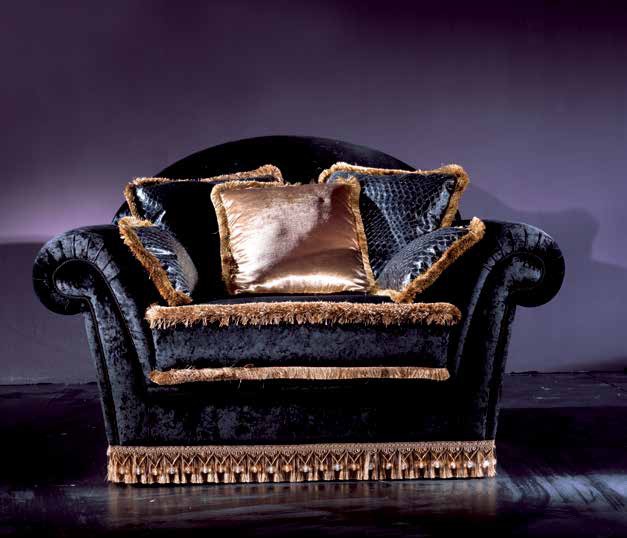 Armchair in fabric Prestige Maxi SAT Export