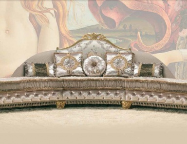 Sofa with a frame made of natural wood Venere, SAT Export 