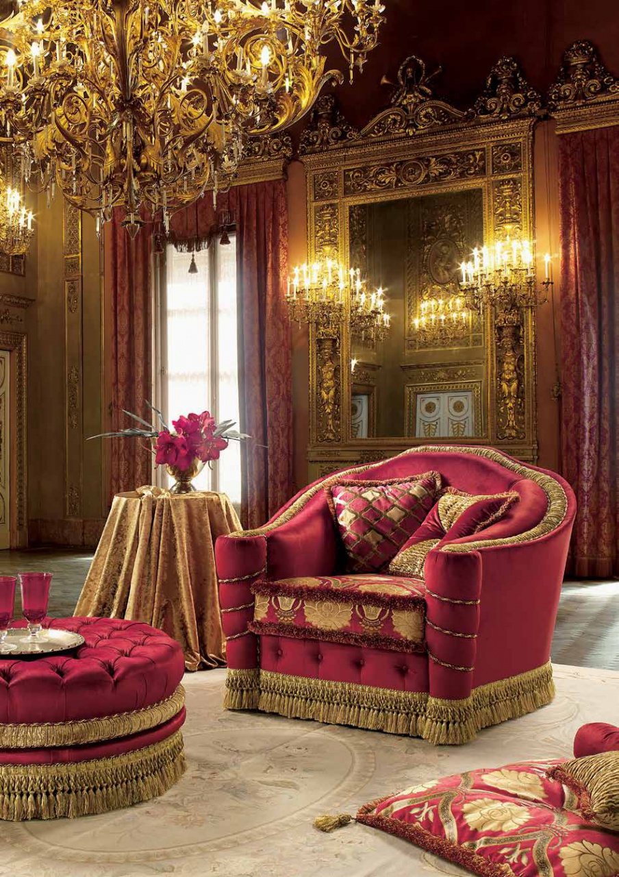 Armchair in fabric Vienna, SAT Export