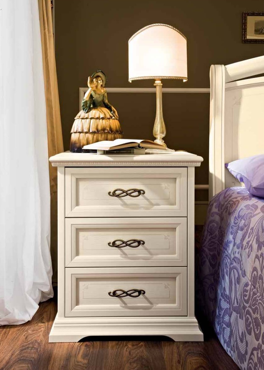 Bedside table with drawers Afrodita, Maronese