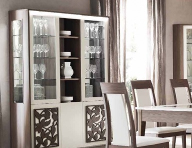 Showcase with internal lighting Fusion Maronese