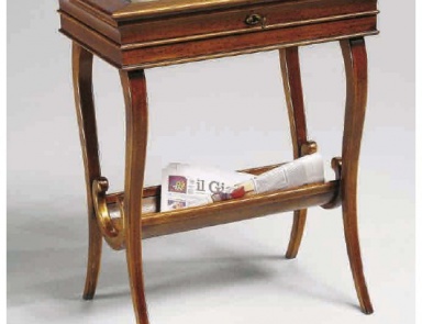 Showcase with a cover glass in a wooden frame Eleonora, Arve Style