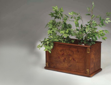 Flower pot with carvings in gilt Canaletto, Arve Style