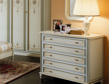 Dresser with five drawers of the same size, Renoir Como - Pellegatta
