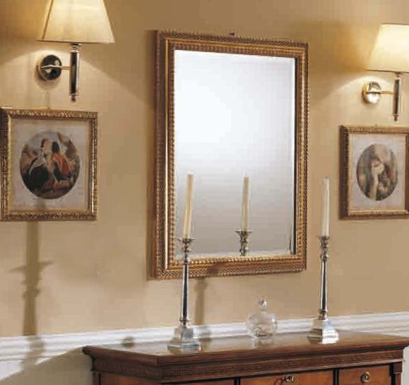 Wall mirror in rectangular frame Barbara, Arve Style