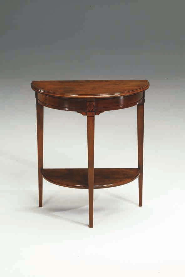 The console is made from solid cherry in the shape of a semicircle Ciliegio, Arve Style
