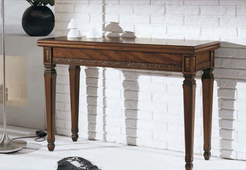 Console with carved open-top Taormina, Arve Style