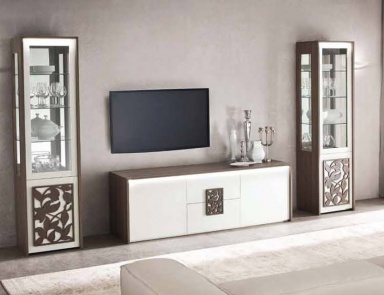 Showcase with decorative pattern Fusion, Maronese