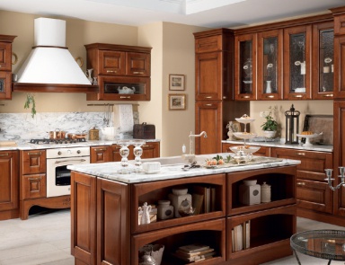 Kitchen with island Gradara, Spar